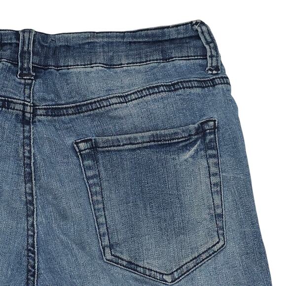 Forever 21 Jeans Womens 26 Skinny Mid Rise Medium Wash Blue - Picture 10 of 12